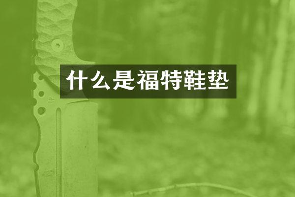 什么是福特鞋垫