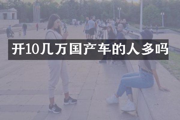 开10几万国产车的人多吗