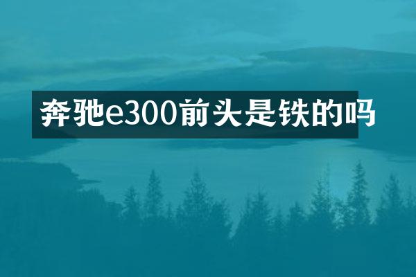 奔驰e300前头是铁的吗
