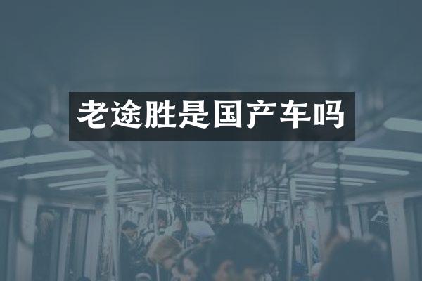 老途胜是国产车吗