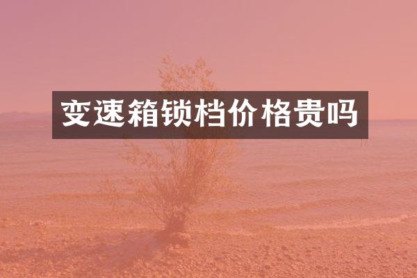 变速箱锁档价格贵吗