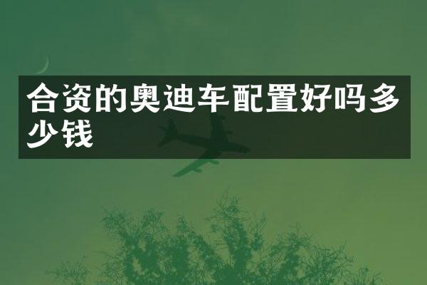 合资的奥迪车配置好吗多少钱