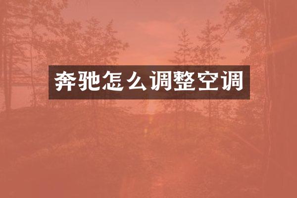 奔驰怎么调整空调