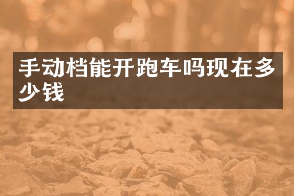 手动档能开跑车吗现在多少钱