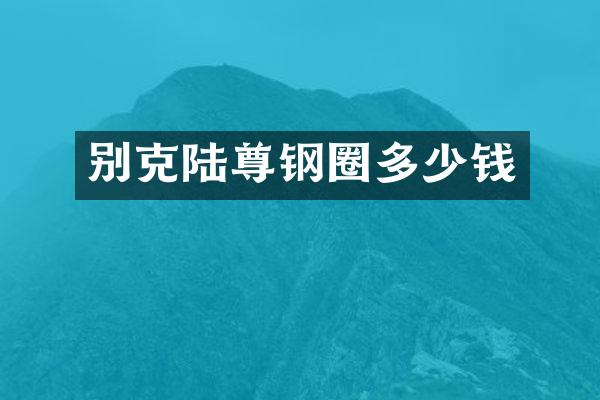 别克陆尊钢圈多少钱