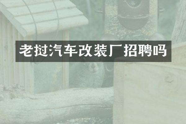 老挝汽车改装厂招聘吗