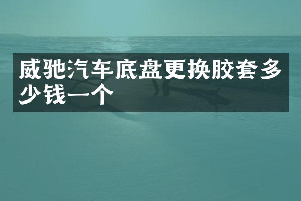 威驰汽车底盘更换胶套多少钱一个
