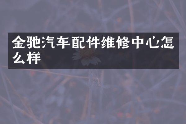 金驰汽车配件维修中心怎么样
