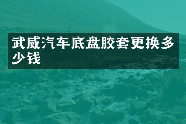 武威汽车底盘胶套更换多少钱