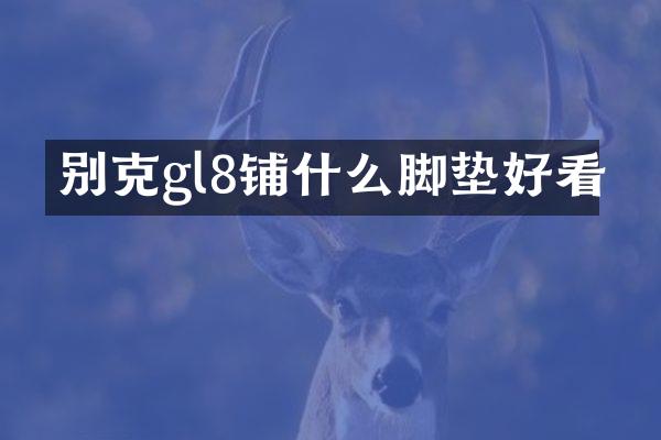 别克gl8铺什么脚垫好看