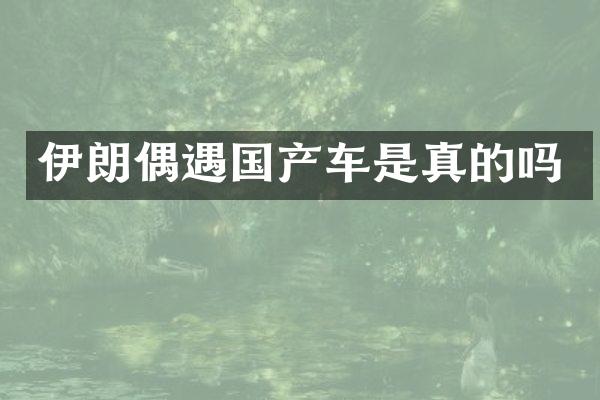 伊朗偶遇国产车是真的吗