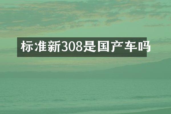 标准新308是国产车吗