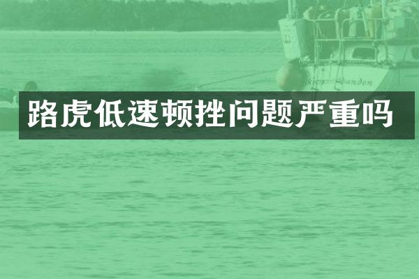 路虎低速顿挫问题严重吗