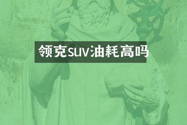 领克suv油耗高吗