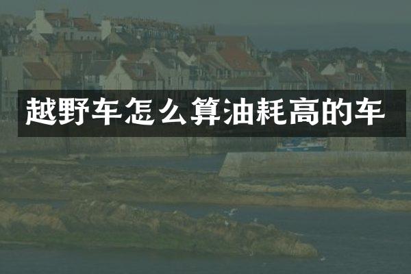 越野车怎么算油耗高的车