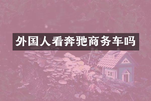 外国人看奔驰商务车吗