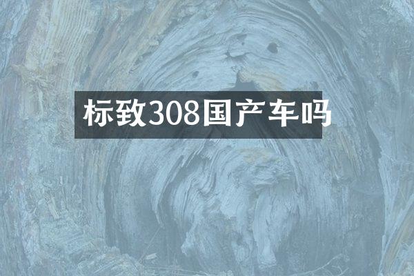 标致308国产车吗