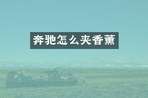 奔驰怎么夹香薰