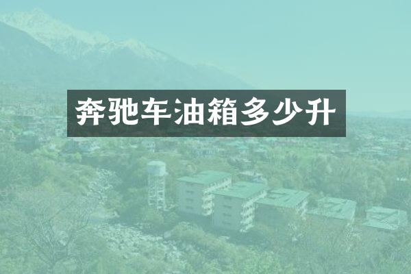 奔驰车油箱多少升