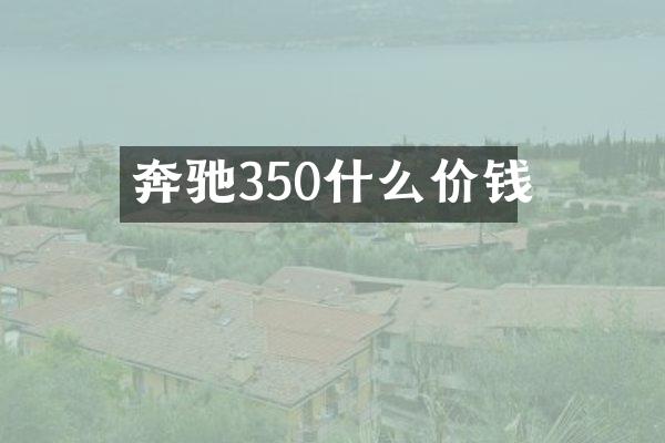 奔驰350什么价钱