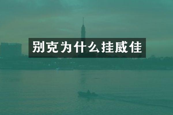 别克为什么挂威佳