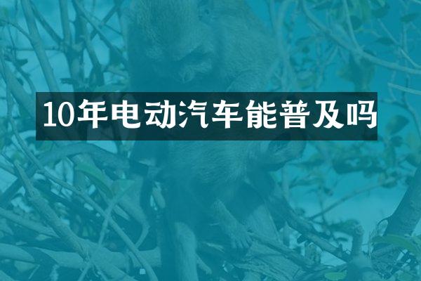10年电动汽车能普及吗