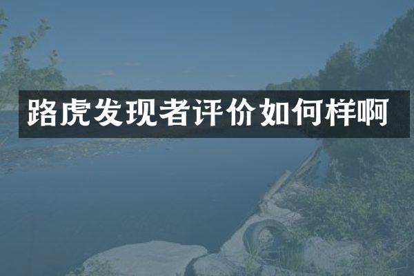 路虎发现者评价如何样啊
