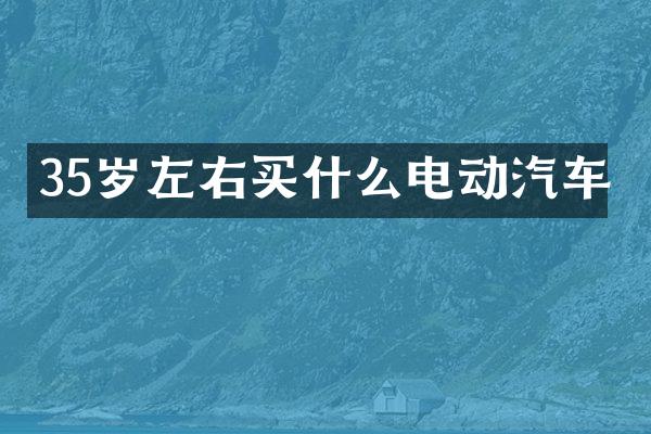 35岁左右电动汽车