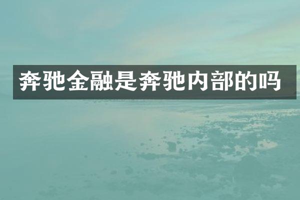 奔驰金融是奔驰内部的吗
