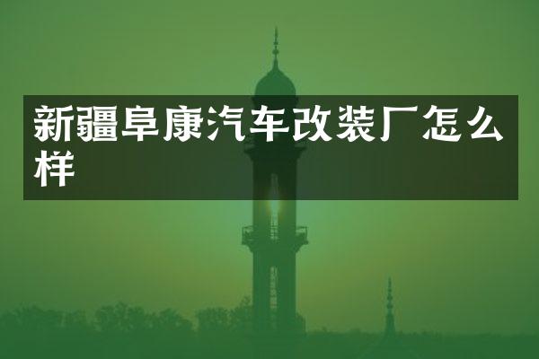 新疆阜康汽车改装厂怎么样