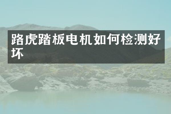 路虎踏板电机如何检测好坏