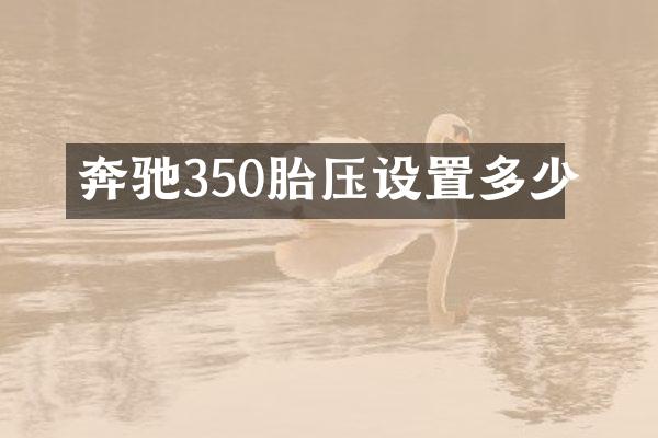 奔驰350胎压设置多少