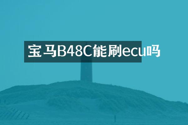 宝马B48C能刷ecu吗