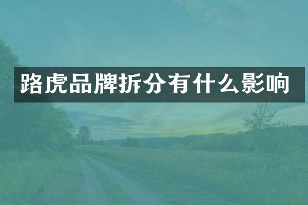 路虎品牌拆分有什么影响