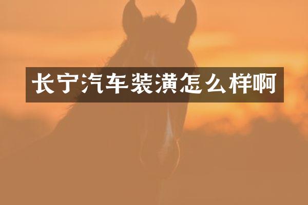 长宁汽车装潢怎么样啊