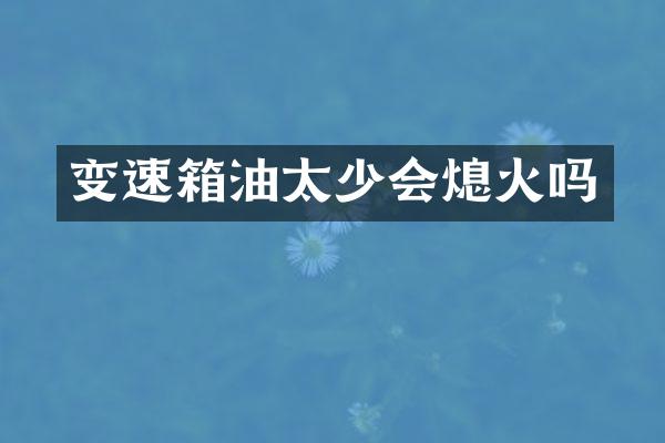 变速箱油太少会熄火吗