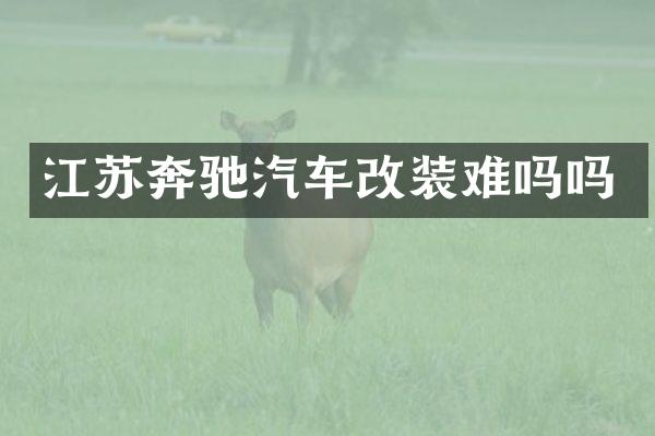 江苏奔驰汽车改装难吗吗