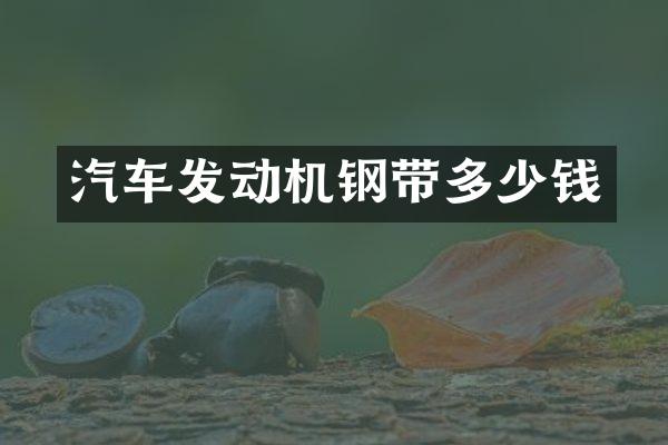汽车发动机钢带多少钱