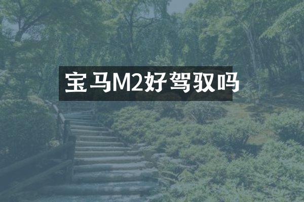 宝马M2好驾驭吗