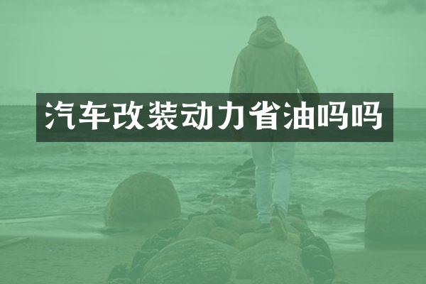 汽车改装动力省油吗吗