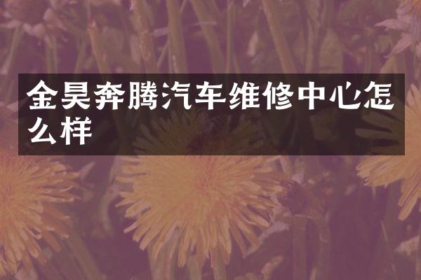 金昊奔腾汽车维修中心怎么样