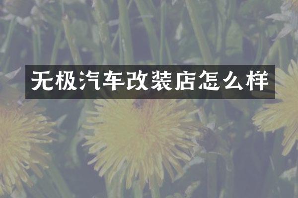 无极汽车改装店怎么样