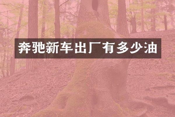 奔驰新车出厂有多少油