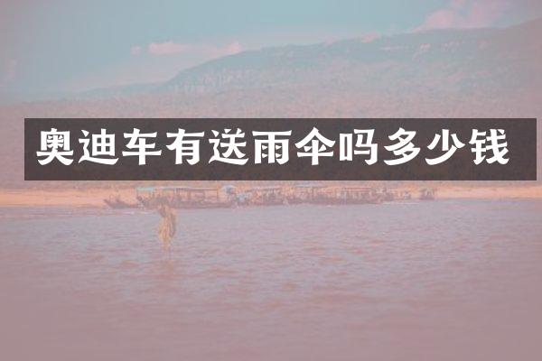 奥迪车有送雨伞吗多少钱