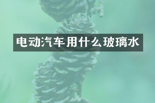 电动汽车用什么玻璃水