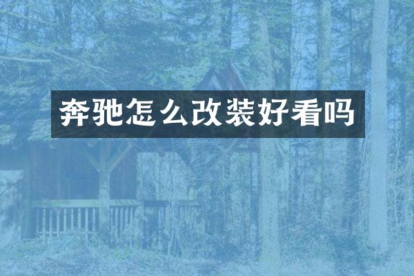 奔驰怎么改装好看吗