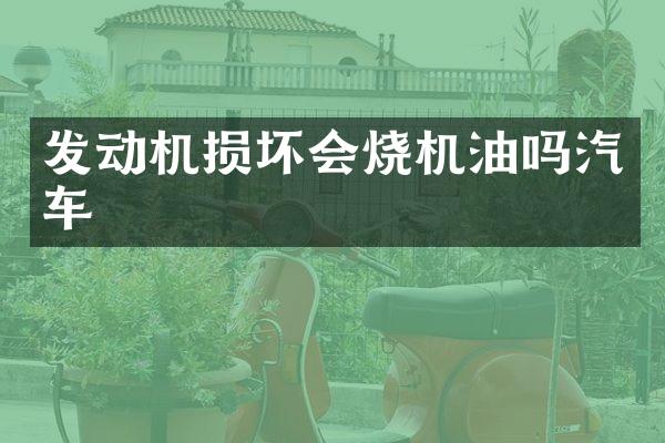 发动机损坏会烧机油吗汽车
