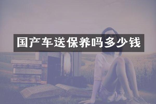 国产车送保养吗多少钱