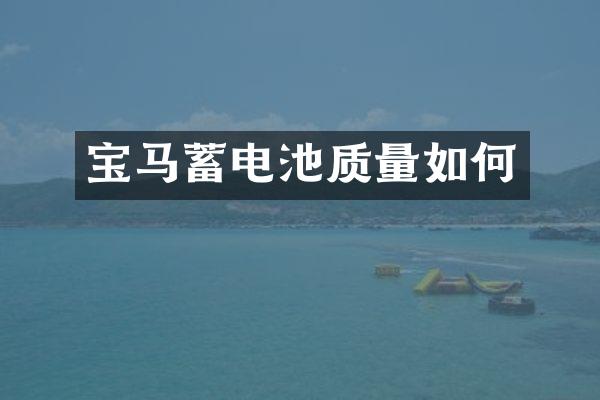 宝马蓄电池质量如何