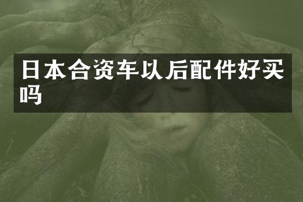 日本合资车以后配件好买吗